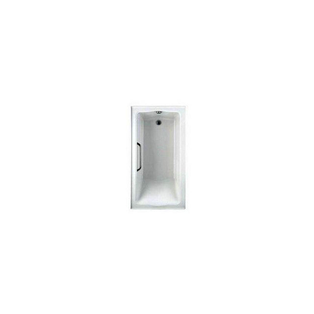 TOTO - Acrylic Soaker Clayton 6032T Cotton Cp Grab Bar R Drain - Cotton