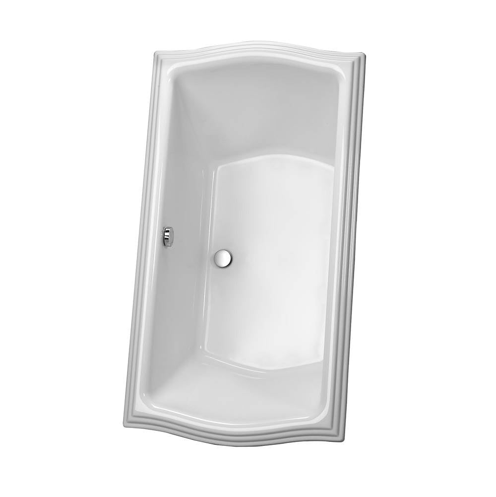 TOTO - Acrylic Soaker Clayton 7236 Cotton Bn Grab Bar