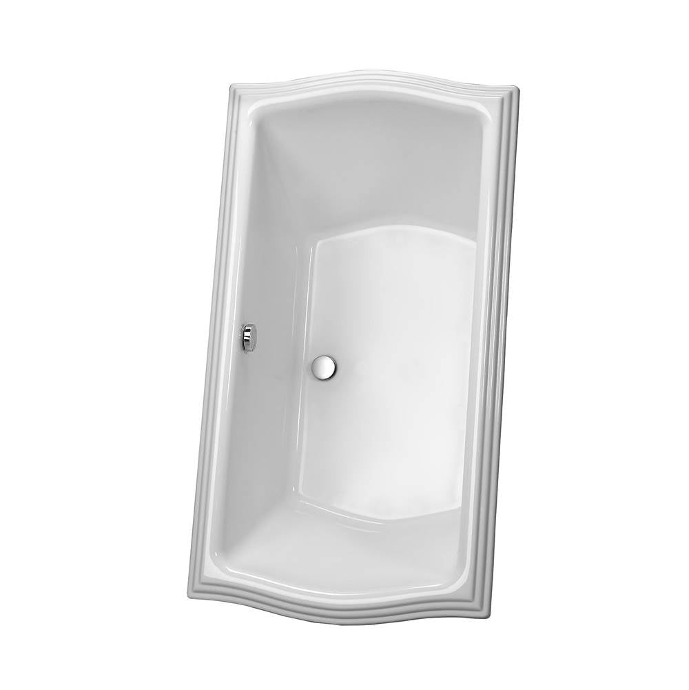 TOTO - Acrylic Soaker Clayton 6636 Cotton Bn Grab Bar