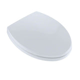 TOTO SoftClose Slow Close Elongated Toilet Seat and Lid, Cotton White