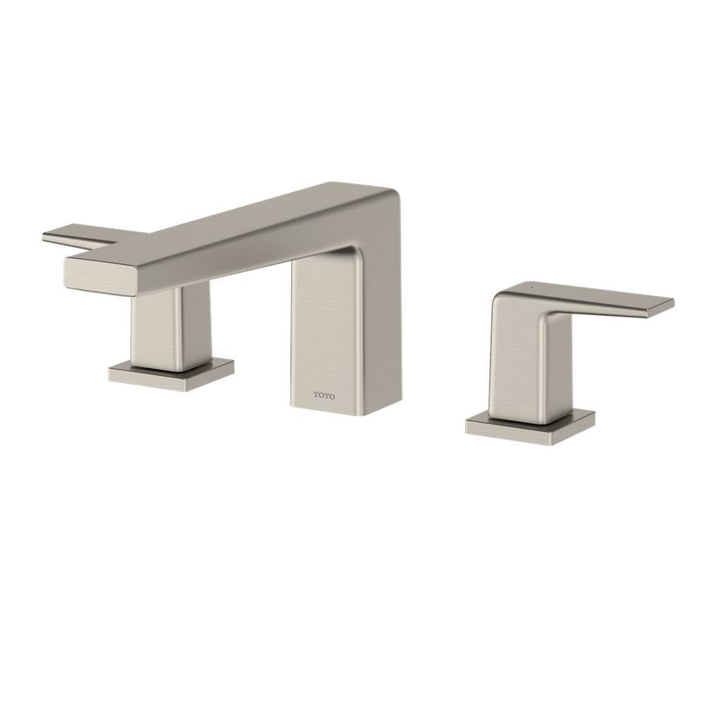 Toto Gb Two-Handle Deck-Mount Roman Tub Filler Trim, Brushed Nickel