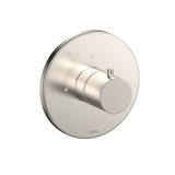 TOTO - Toto Round Volume Control Valve Shower Trim, Brushed Nickel - Brushed Nickel