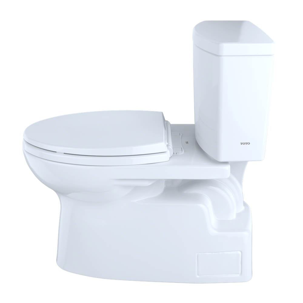 Toto Vespin II 1G Two-Piece Elongated 1.0 Gpf Universal Height Skirted Design Toilet With Cefiontect, Cotton White