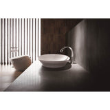Toto Kiwami Oval 24 Inch Vessel Bathroom Sink With Cefiontect, Cotton White