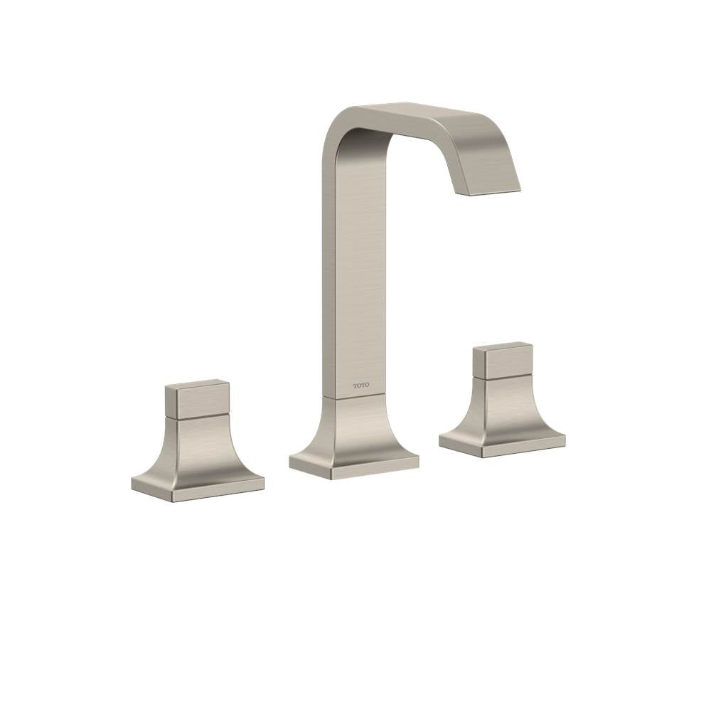 Toto Gc 1.2 Gpm Two Handle Widespread Bathroom Sink Faucet, Brushed Nickel