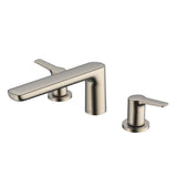 TOTO - Toto Gs Two-Handle Deck-Mount Roman Tub Filler Trim, Brushed Nickel - Brushed Nickel