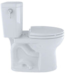 Toto Drake II 1G Two-Piece Round 1.0 Gpf Universal Height Toilet With Cefiontect, Cotton White