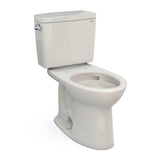 TOTO - Toto Drake Two-Piece Elongated 1.6 Gpf Tornado Flush Toilet With Cefiontect, Sedona Beige - Sedona Beige
