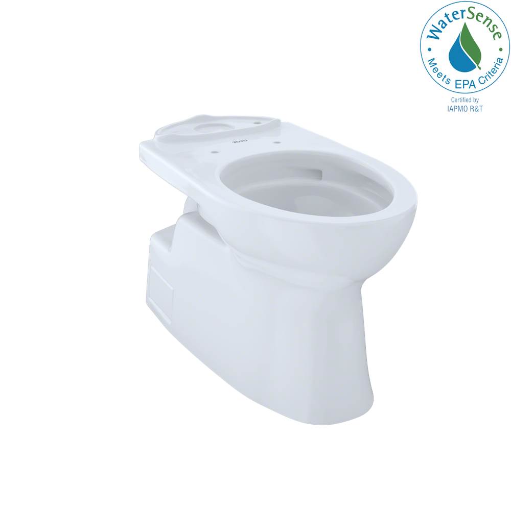 TOTO - Toto Vespin II Universal Height Elongated Skirted Toilet Bowl With Cefiontect, Cotton White - Cotton White