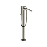 Toto Gm Single-Handle Free Standing Tub Filler With Handshower, Brushed Nickel