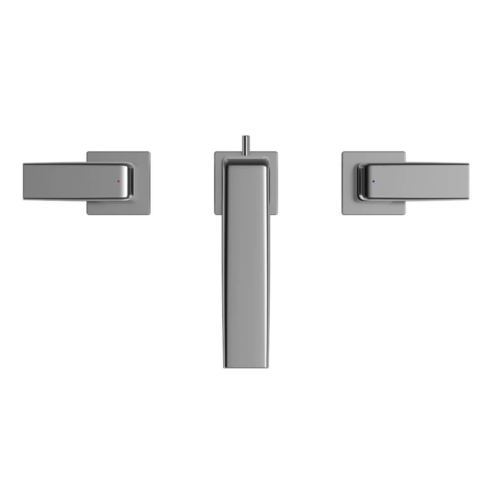 Toto Gb Series 1.2 Gpm Two Handle Widespread Bathroom Sink Faucet With Drain Assembly, Brushed Nickel