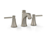 TOTO - Toto KeaneE Two Handle Deck-Mount Roman Tub Filler Trim, Brushed Nickel - Brushed Nickel