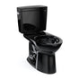 TOTO - Toto Drake Two-Piece Elongated 1.6 Gpf Tornado Flush Toilet, Ebony - Ebony