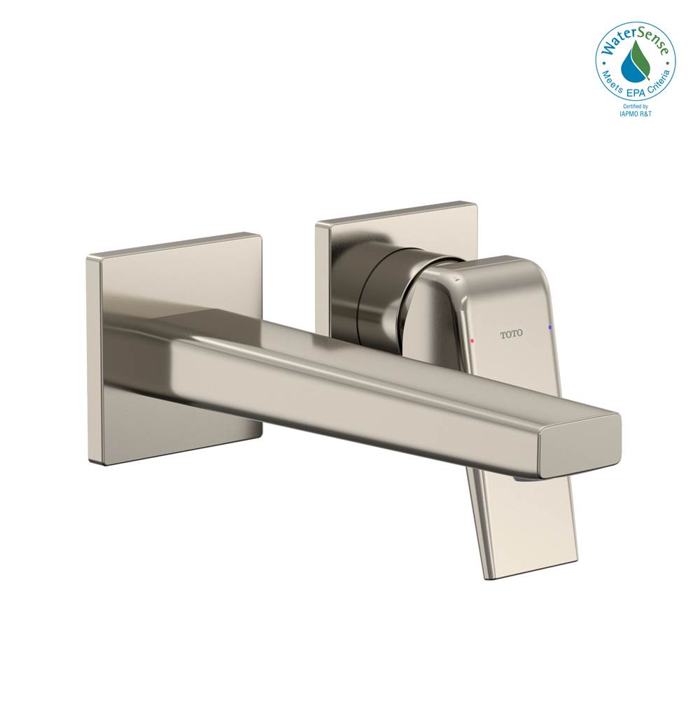 TOTO - Toto Gb 1.2 Gpm Wall-Mount Single-Handle Bathroom Faucet With Comfort Glide Technology, Polished Nickel - Polished Nickel