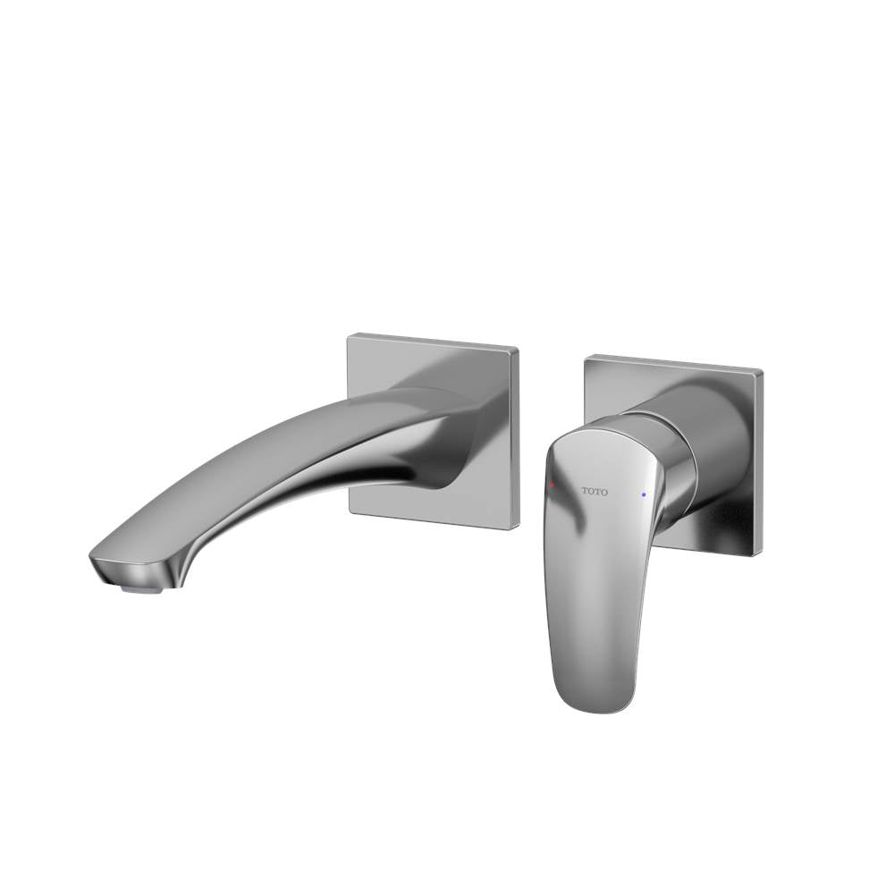 Toto Gm 1.2 Gpm Wall-Mount Single-Handle Long Bathroom Faucet With Comfort Glide Technology, Brushed Nickel