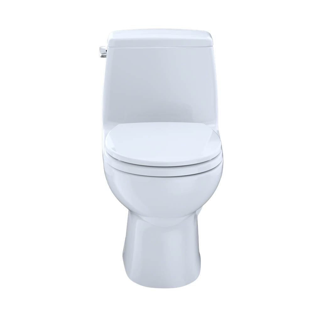 TOTO Eco UltraMax One-Piece Round Bowl 1.28 GPF Toilet, Cotton White