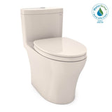 TOTO - TOTO Aquia IV One-Piece Elongated Dual Flush 1.28 and 0.9 GPF Universal Height, WASHLET+ Ready Toilet with CEFIONTECT, Sedona Beige - Sedona Beige