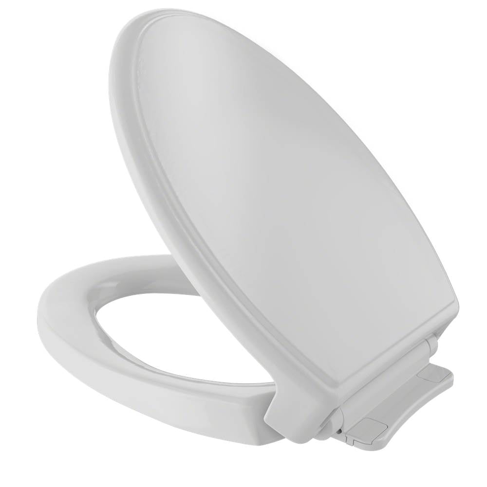 TOTO - TOTO Traditional SoftClose Slow Close Elongated Toilet Seat and Lid, Colonial White - Colonial White