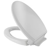 TOTO - TOTO Traditional SoftClose Slow Close Elongated Toilet Seat and Lid, Colonial White - Colonial White