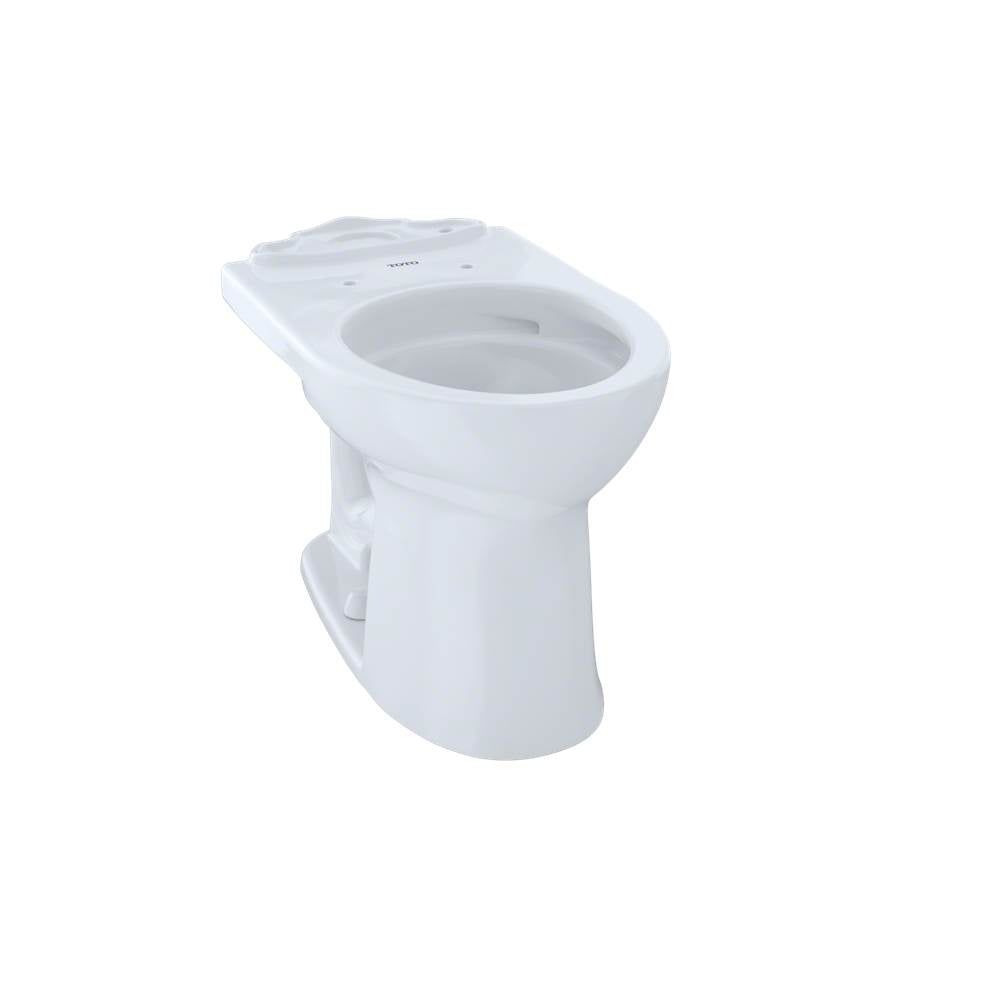 Toto Drake II Universal Height Round Toilet Bowl With Cefiontect, Cotton White