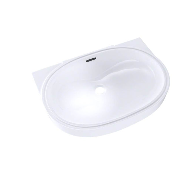TOTO - Toto Oval 19-11/16'' X 13-3/4'' Undermount Bathroom Sink With Cefiontect, Cotton White - Cotton White