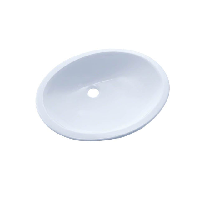 TOTO - Toto Rendezvous Oval Undermount Bathroom Sink With Cefiontect, Cotton White - Cotton White