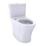 Aquia IV One-Piece Elongated Dual Flush 1.28 and 0.8 GPF WASHLET+ and Auto Flush Ready Toilet with CEFIONTECT, Cotton White