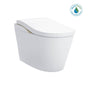 TOTO - TOTO Neorest LS Dual Flush 1.0 or 0.8 GF Integrated Bidet Toilet, Cotton White with Nickel Trim - MS8732CUMFGNo.01N - Cotton White