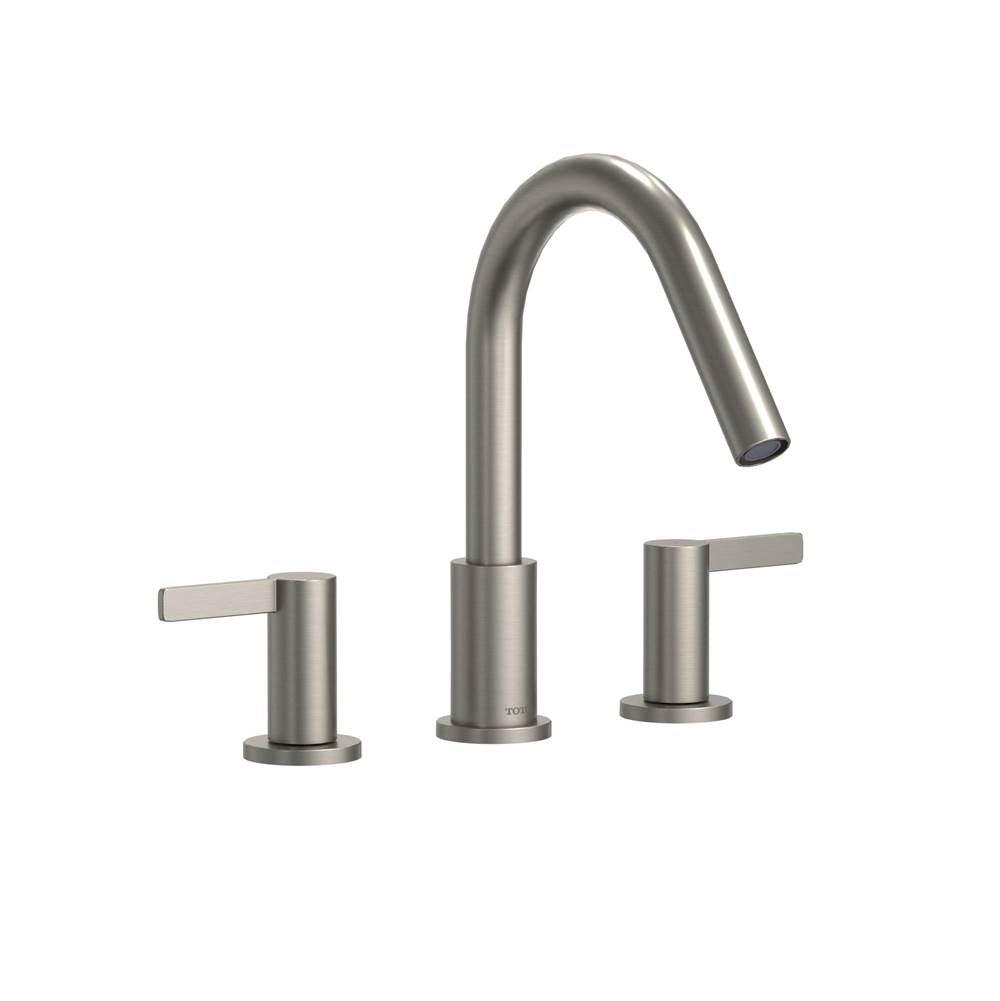 TOTO - Toto Gf Two Lever Handle Deck-Mount Roman Tub Filler Trim, Brushed Nickel - Brushed Nickel