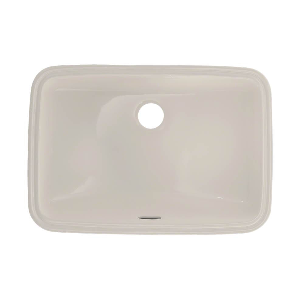 Toto 19'' X 12-3/8'' Rectangular Undermount Bathroom Sink With Cefiontect, Cotton White