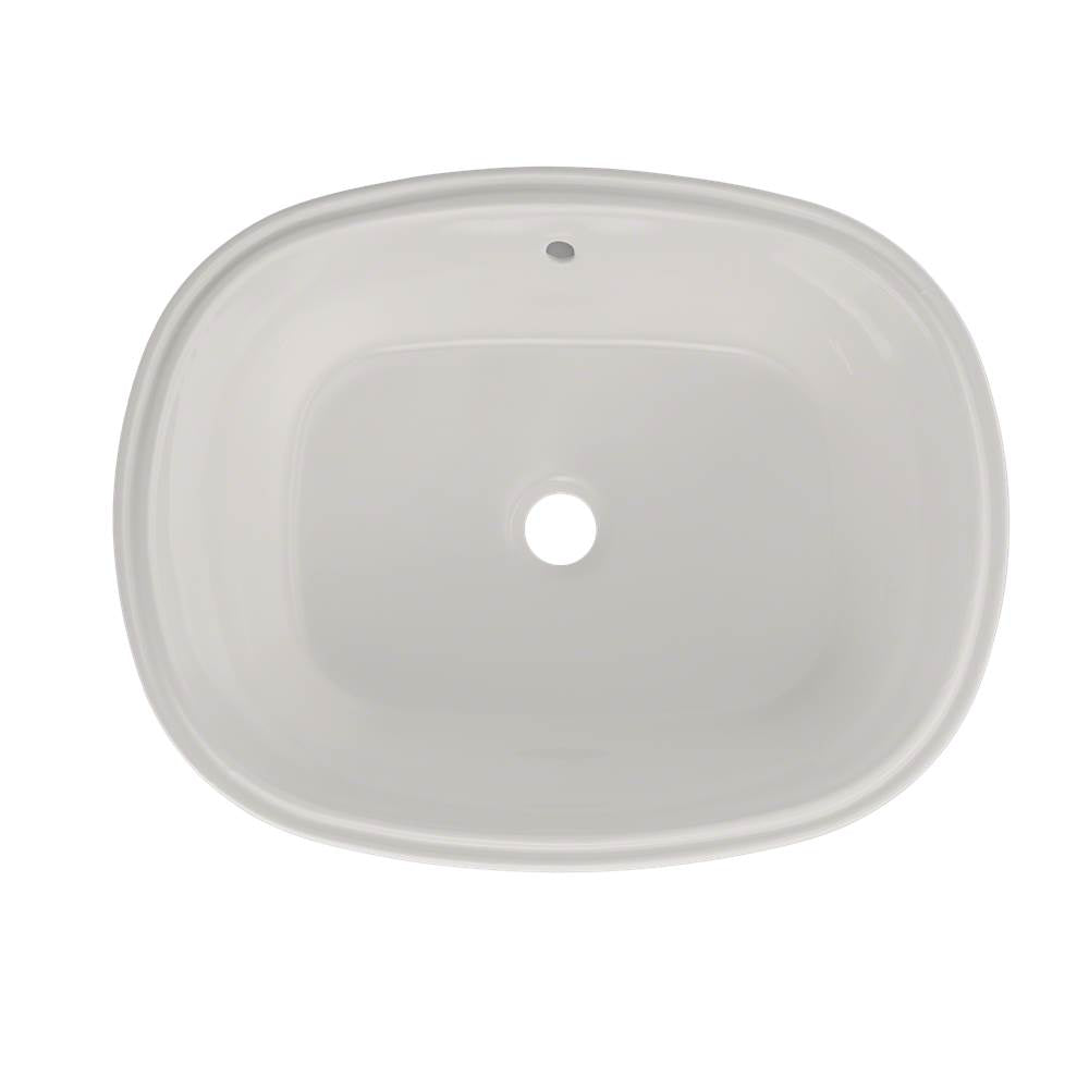 Toto MarisE 20-5/16'' X 15-9/16'' Oval Undermount Bathroom Sink With Cefiontect, Cotton White