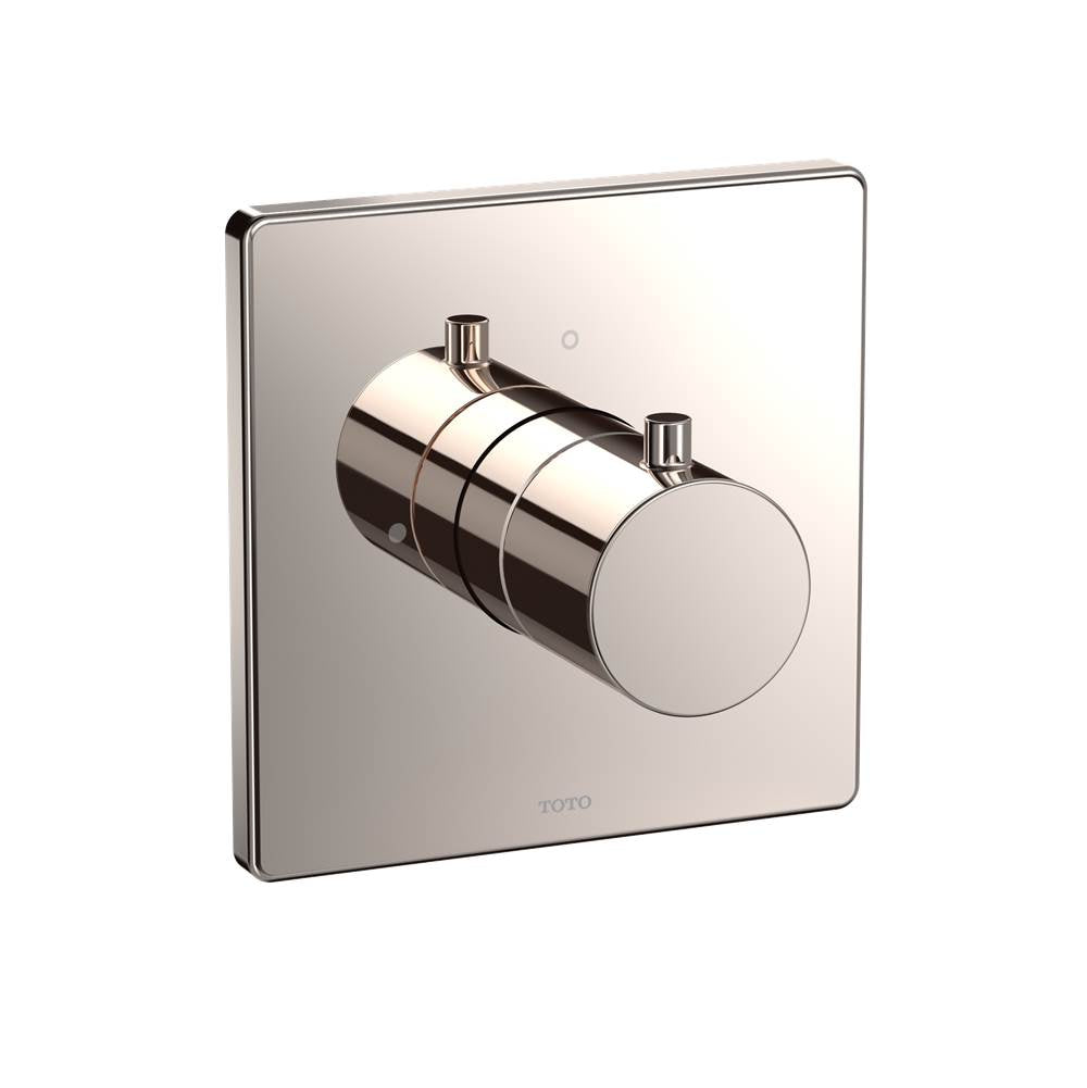 TOTO - Toto Square Volume Control Valve Shower Trim,  Polished Nickel - Polished Nickel