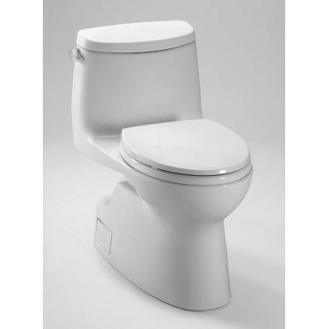 TOTO - TOTO Carlyle II One-Piece Elongated 1.28 GPF WASHLET+ and Auto Flush Ready Toilet with CEFIONTECT, Cotton White - Cotton White