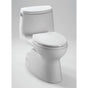 TOTO - TOTO Carlyle II One-Piece Elongated 1.28 GPF WASHLET+ and Auto Flush Ready Toilet with CEFIONTECT, Cotton White - Cotton White