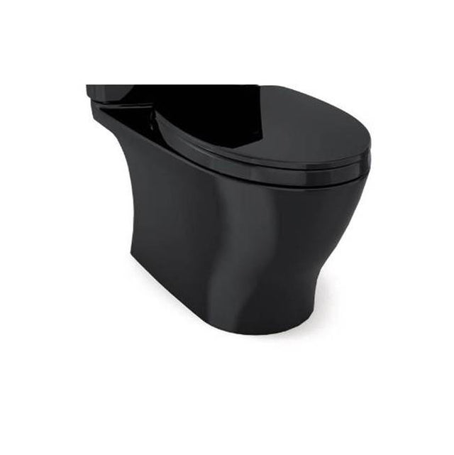 TOTO - Nexus Two-Piece Elongated 1.28 GPF Universal Height Toilet Bowl Only, WASHLET plus Ready, Ebony - Ebony