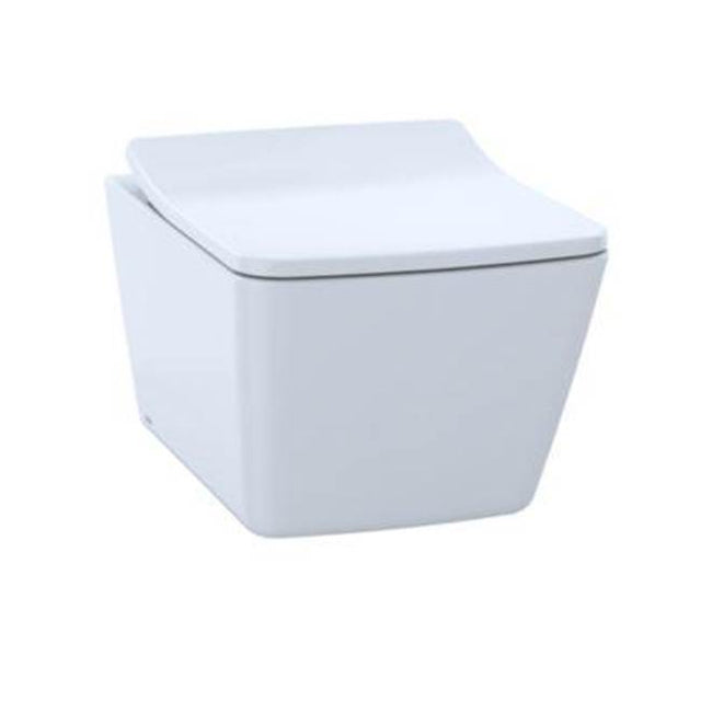 TOTO - SP WASHLET+ Wall-Hung Toilet Bowl 1.28 and 0.9 GPF with CEFIONTECT, Cotton White - CT449CFGT60#01 - Cotton White