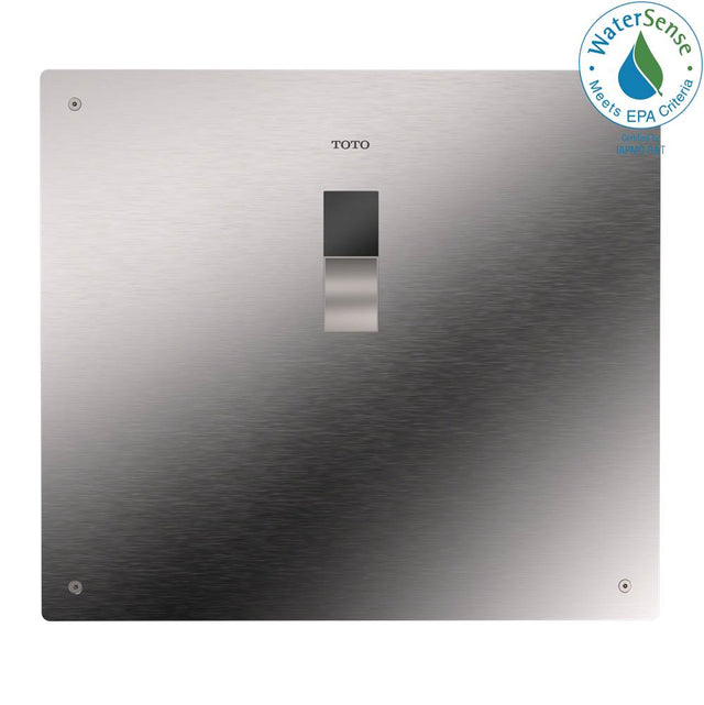 TOTO - Toto Ecopower Touchless 1.28 Gpf Toilet Flushometer Valve With 14 X 12 Inch Cover Plate, Stainless Steel - Stainless Steel