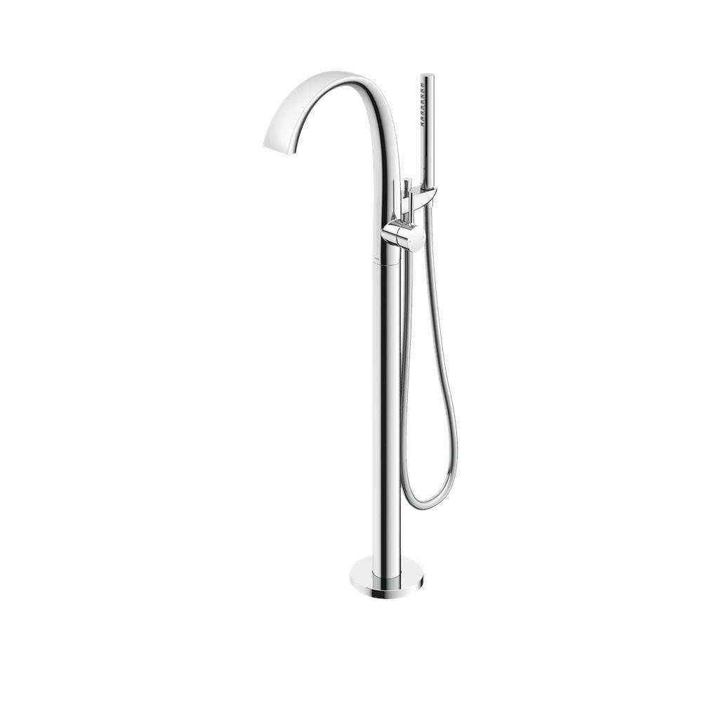 Toto Zn Single-Handle Freestanding Tub Filler Faucet With 1.75 Gpm Handshower, Brushed Nickel