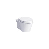 TOTO - AP Wall-Hung Elongated Toilet and DuoFit In-Wall 0.9 and 1.28 GPF Tank System with Copper Supply Line, Matte Silver - less a toilet seat - Matte Silver