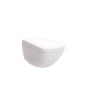 TOTO - TOTO NEOREST WX1E Dual Flush 1.2 or 0.8 GPF Wall-Hung Toilet with Integrated Bidet Seat and eWater+, Cotton White - Cotton White