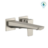 TOTO - Toto Ge 1.2 Gpm Wall-Mount Single-Handle Long Bathroom Faucet With Comfort Glide Technology, Brushed Nickel - Brushed Nickel