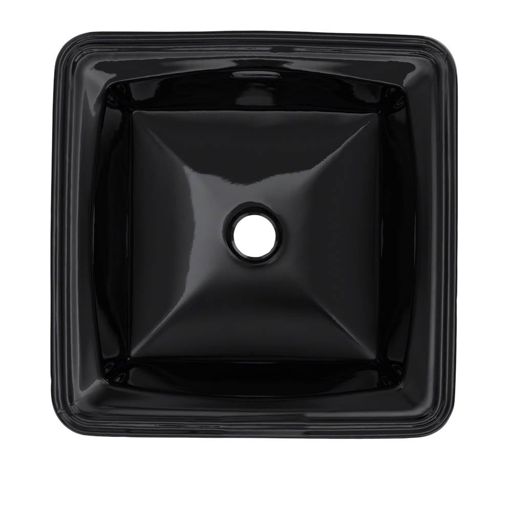 Toto ConnellyE Square Undermount Bathroom Sink, Ebony