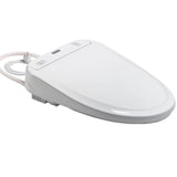 Toto Washlet S350E Electronic Bidet Toilet Seat With Auto Open And Close And Ewater+ Cleansing, Round, Cotton White