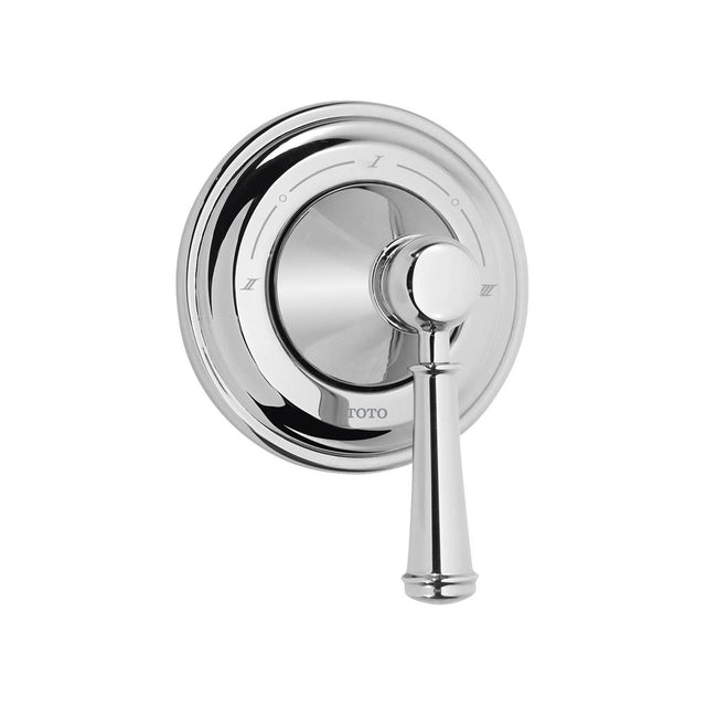 TOTO - Toto VivianE Lever Handle Three-Way Diverter Trim With Off, Polished Chrome - Polished Chrome
