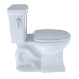 Toto Promenade II 1G Two-Piece Elongated 1.0 Gpf Universal Height Toilet With Cefiontect And Right-Hand Trip Lever, Cotton White