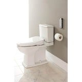 TOTO Connelly WASHLET+ Two-Piece Elongated Dual Flush 1.28 and 0.9 GPF Universal Height Toilet with CEFIONTECT, Cotton White