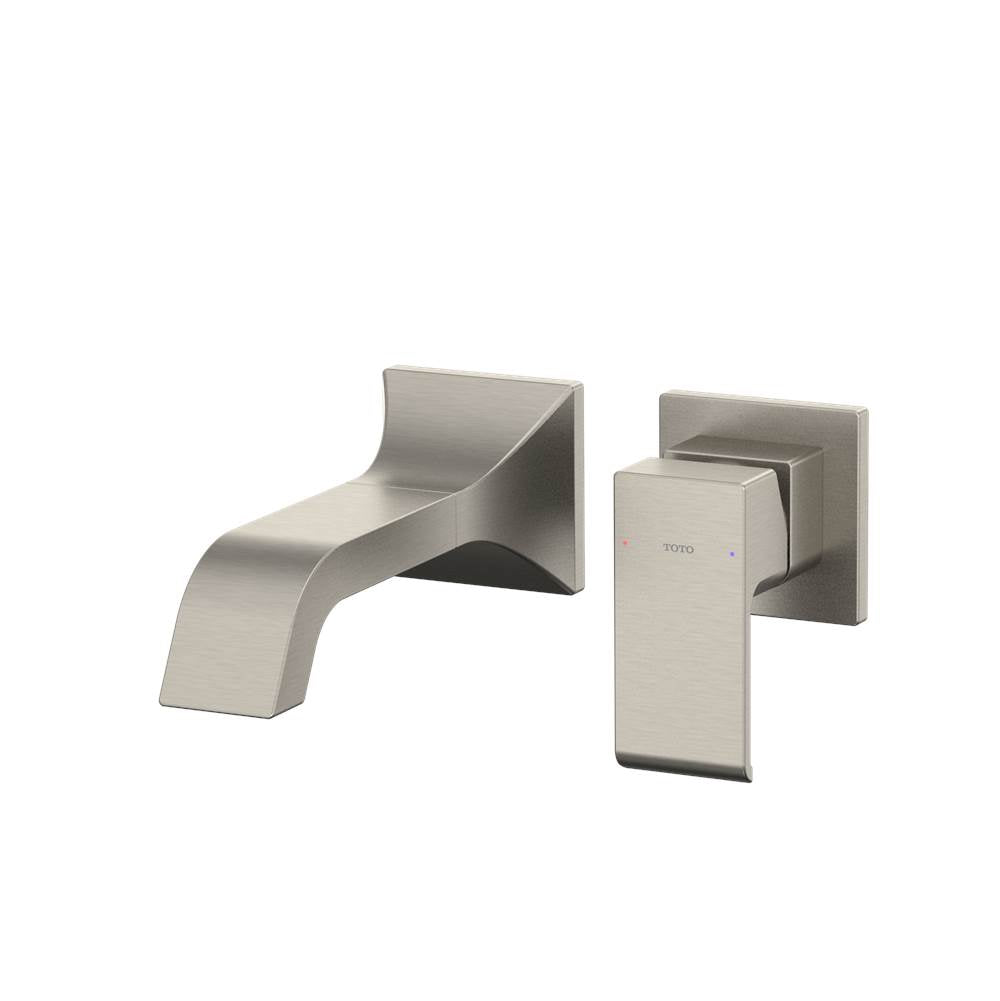 Toto Gc 1.2 Gpm Wall-Mount Single-Handle Bathroom Faucet With Comfort Glide Technology, Brushed Nickel