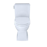 Toto Connelly Two-Piece Elongated Dual-Max 1.28 And 0.9 Gpf Universal Height Toilet With Cefiontect And Right Lever, Colonial White