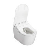 Toto Washlet+ Rp Wall-Hung D-Shape Toilet With Rw Bidet Seat And Duofit In-Wall 1.28 And 0.9 Gpf Auto Dual-Flush Tank System, Matte Silver