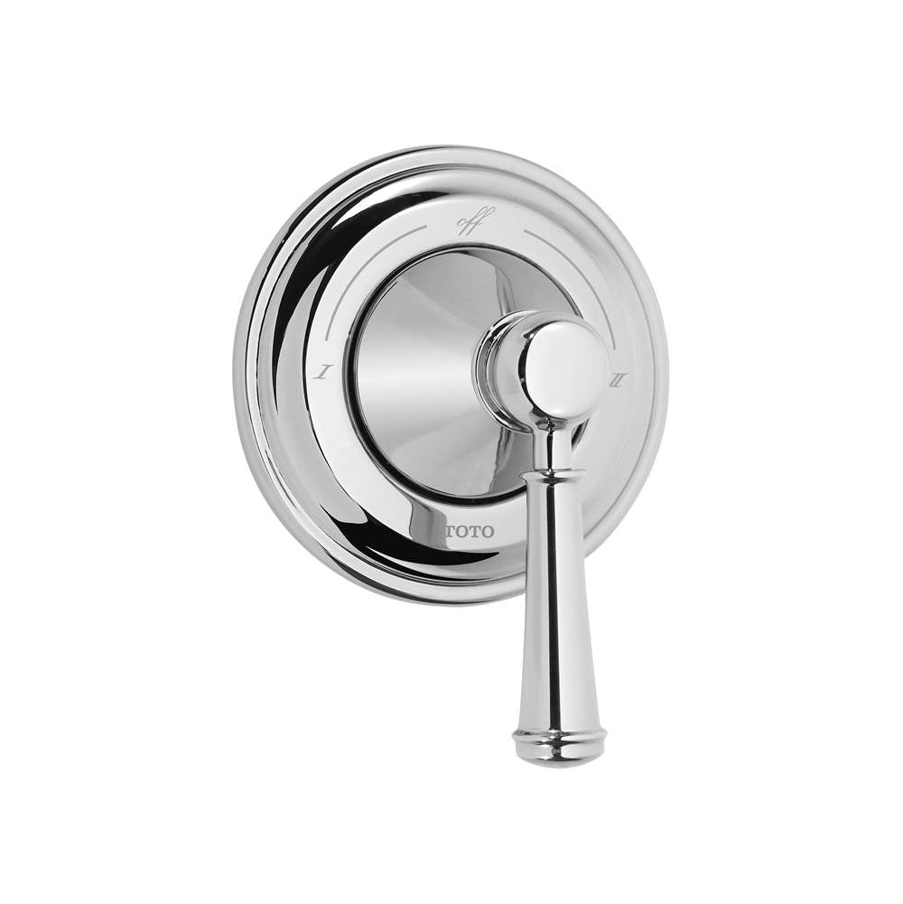 TOTO - Toto VivianE Lever Handle Two-Way Diverter Trim With Off, Polished Chrome - Polished Chrome